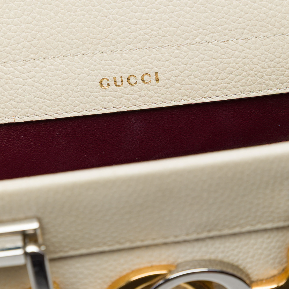 Pre-Loved Gucci Small Grained Calfskin Zumi Top Handle Bag - Picture 5 of 6